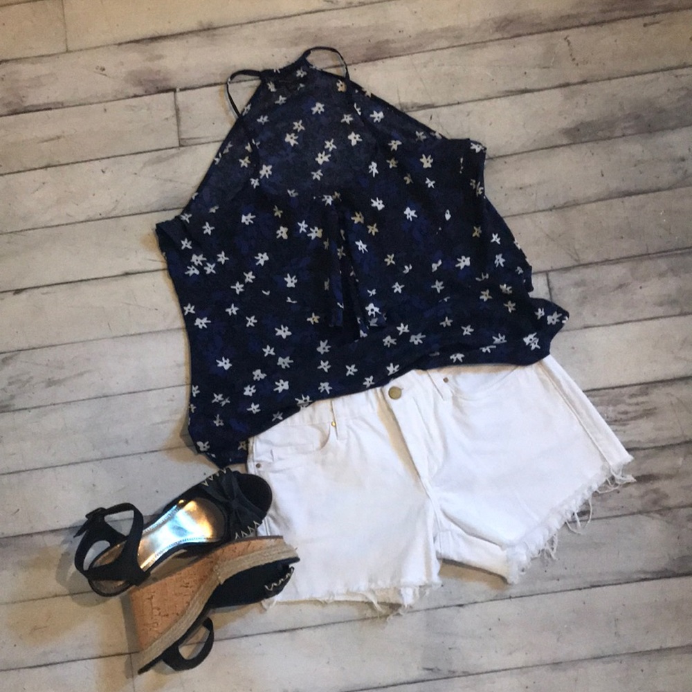BlankNYC white Jean shorts